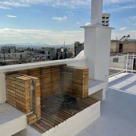 Neos Kosmos Penthouse, Sea And View Apartment Athens