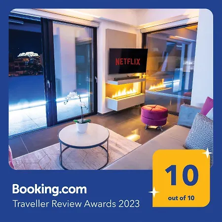 Luxury Penthouse With Acropolis View And Jacuzzi Apartament