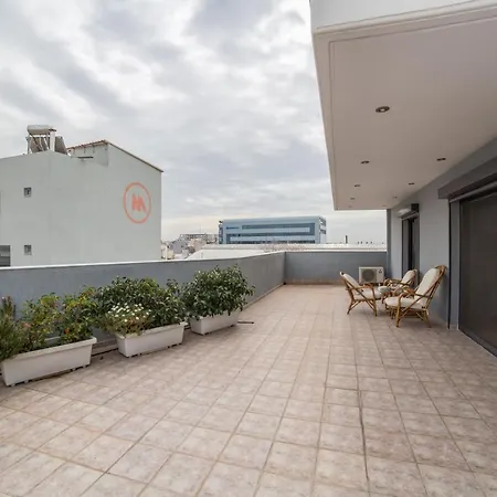 Apartment Spacious Modern With Great Rooftop View Athens