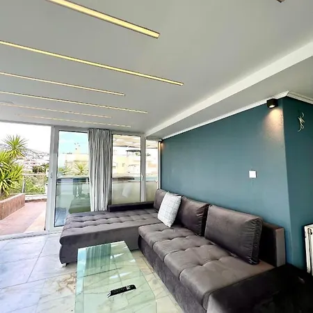 Citycenter Penthouse Mini Private Pool With Hydromassage And Great Town View Athens