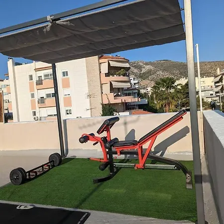 Sunny Terrace In Glyfada Apartment *