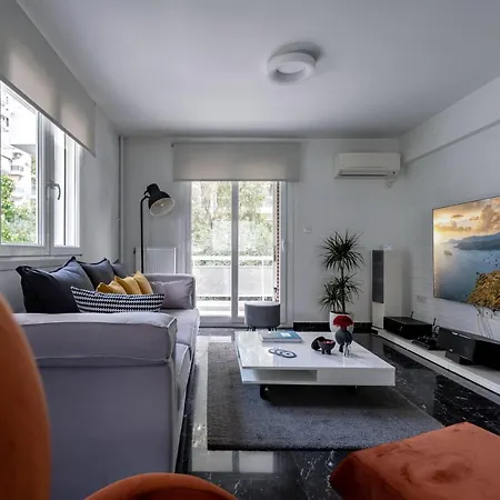 Apartment The Black Marble - Sea View, 2br, 2ba By Bnc Athens