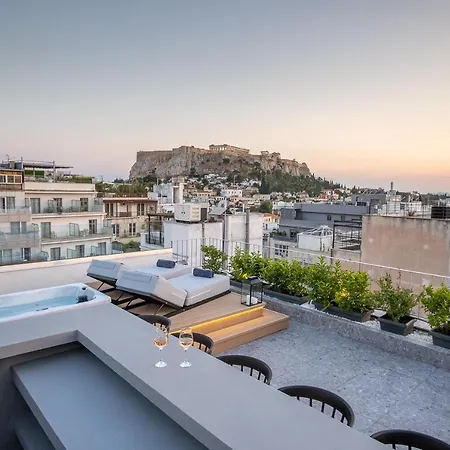 Eclectic Acropolis Rooftop Loft Apartment