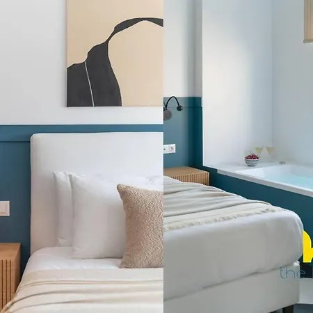 Nest: Cozy Luxury, Whirlpool Tub & Fireplace Appartamento Atene