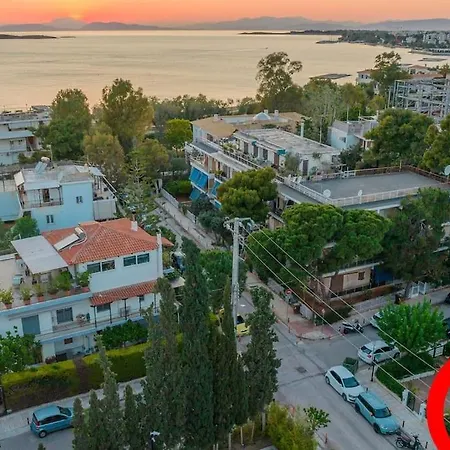 Seaside 2 Bedroom Boho Minimal 80m Beachfront * Athens