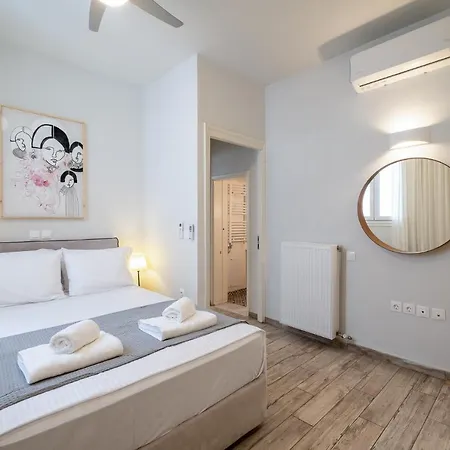 Central5 Boutique With Common Garden Next To Metro Atenas