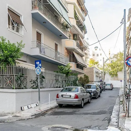 Per56 By Smart Cozy - Right Next To The Metro - Parking - Available 24hr Apartment Athens
