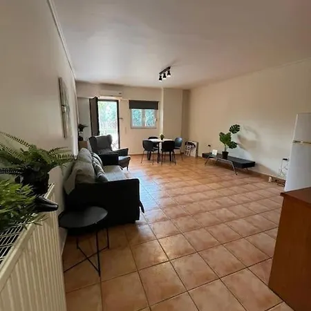 Modern Ground Flr 1 Bdr Flat With Veranda And Parking * Athens