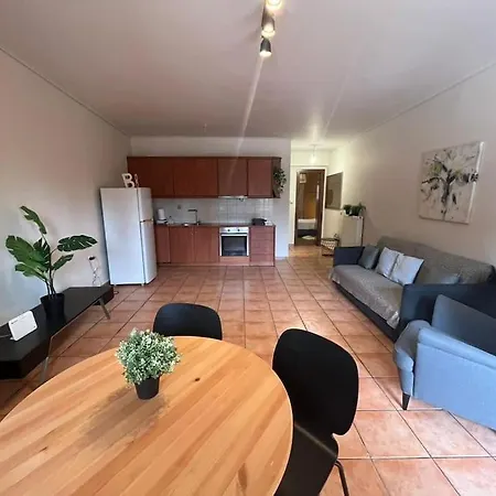 Modern Ground Flr 1 Bdr Flat With Veranda And Parking * Athens