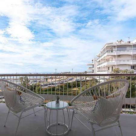 Two Bedroom Sea View In Glyfada Apartment *