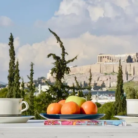 Apartment Stunning Acropolis View From A Sunny Renovated Athens
