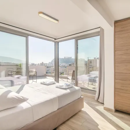 Dreamy Terrace With Acropolis View