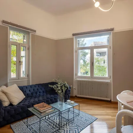 Acropolis Maisonette 3br 6ppl 15min Metro&museum Apartament Ateny