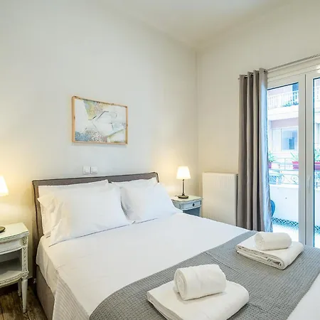 Central5 Boutique With Common Garden Next To Metro Atenas