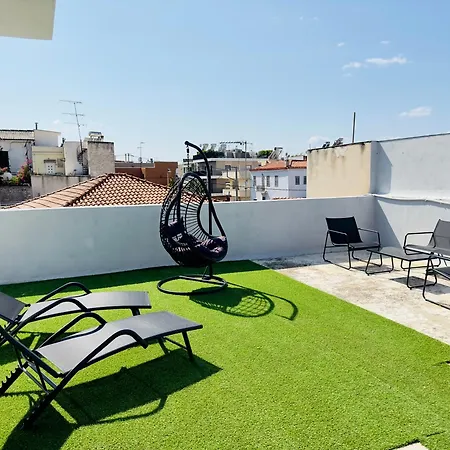 Yuna Penthouse, 100sqm Private Rooftop Terrasse, Acropolis By Foot Apartment