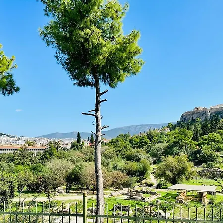 Apartment Yuna Penthouse, 100sqm Private Rooftop Terrasse, Acropolis By Foot Athens