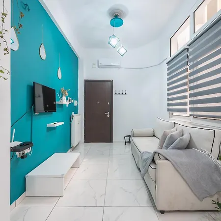 Contemporary 200m From Acropolis 100mbps Netflix Apartment Athens