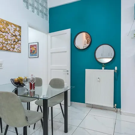 Contemporary 200m From Acropolis 100mbps Netflix Apartment *