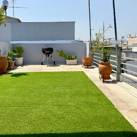 Apartment Yuna Penthouse, 100sqm Private Rooftop Terrasse, Acropolis By Foot Athens