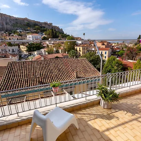 Amazing View Of Acropolis And Anafiotika In Plaka * Athens