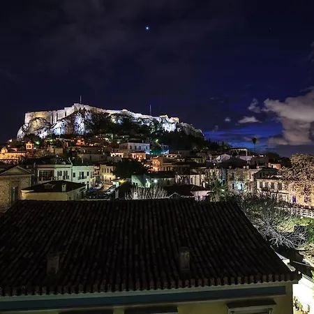 Amazing View Of Acropolis And Anafiotika In Plaka