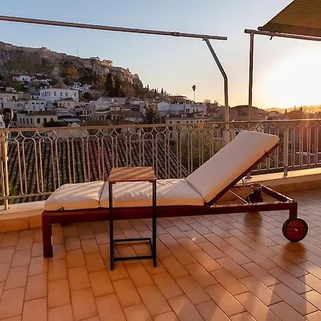 Amazing View Of Acropolis And Anafiotika In Plaka *