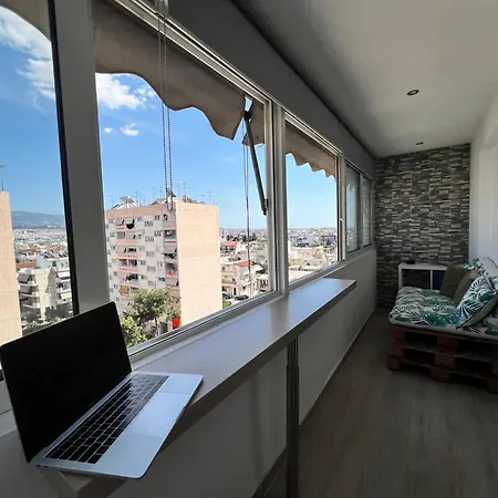 Apartment Athenian Sky View - Next To Metro Athens