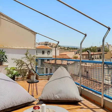 Apartment Acropolis View 2-bedroom Apt, Minimal-safari Vibe, Big Balcony!