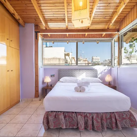 Apartment N.kosmos Metro St. 1 Bedroom 5 Pers Flat By Mps Athens