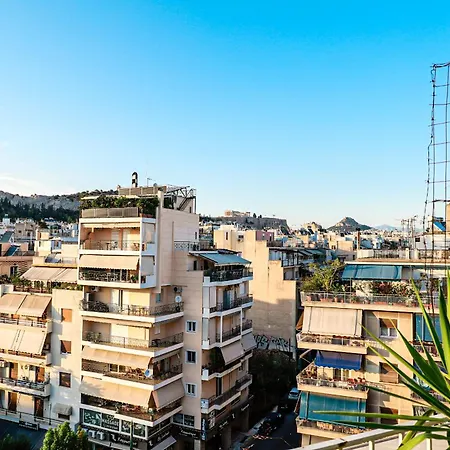 Bachelor Penthouse With Roof Garden Access, 15 M Walk To Acropolis