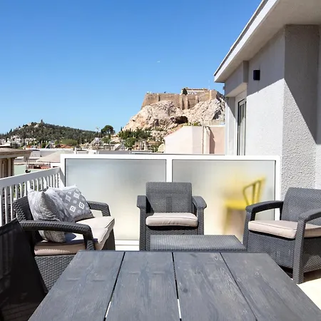 Selini- Grande Acropolis View - 4season Balcony Apartment Athens