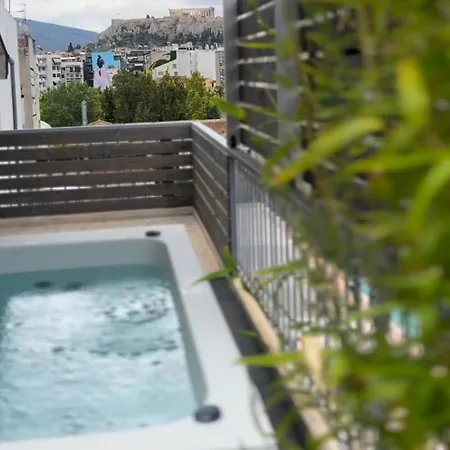 Acropolis View Penthouse46 Jacuzzi Quality Living * Athen