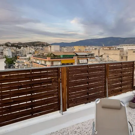 Apartment The Terrace With Acropolis & View Athens