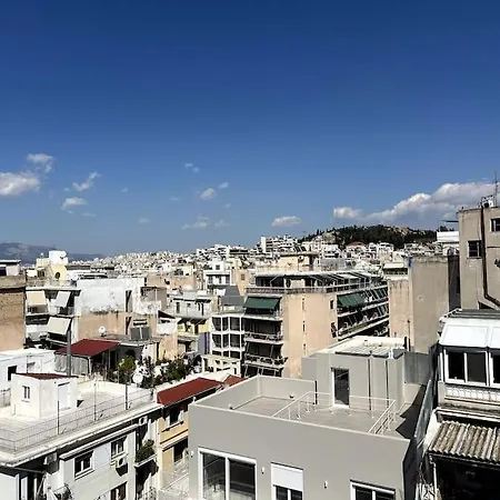Blue Rooftop With A View Apartment Athens