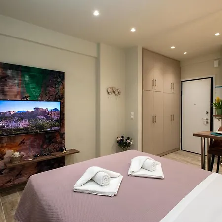 Apartment Blue Ark Romantic Under Acropolis