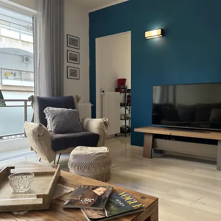 Stylish In Paleo Faliro 300m From The Apartment