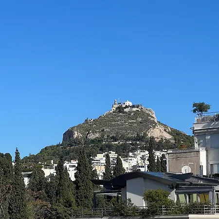 Penthouse Core With Lycabettus Hill View Athens