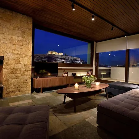 Outstanding Karyatis Luxury Maisonette 3 Bedrooms Stunning View Of The Acropolis *