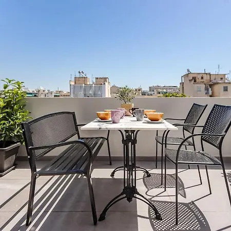 The Meta - Rooftop Access Unique Penthouse Apartment Athens
