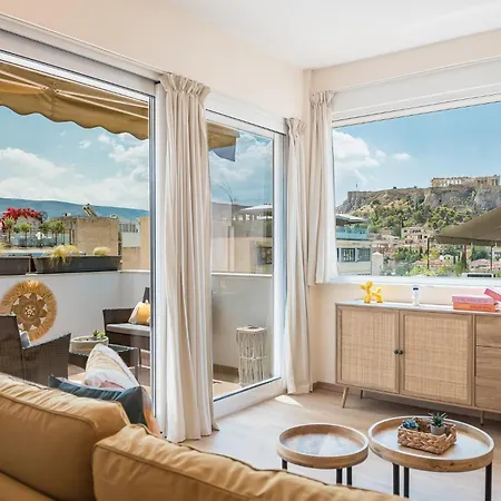 Apartment Majestic Penthouse W Acropolis View Athens