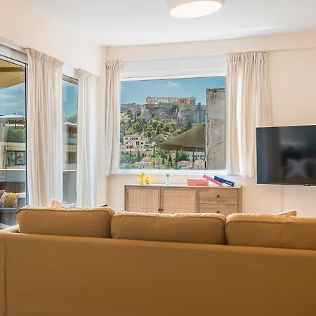 Majestic Penthouse W Acropolis View Apartment *