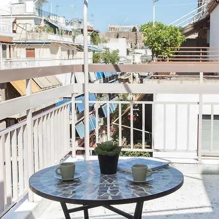 Neos Kosmos Gem With Balcony And Acropolis View Διαμέρισμα Αθήνα