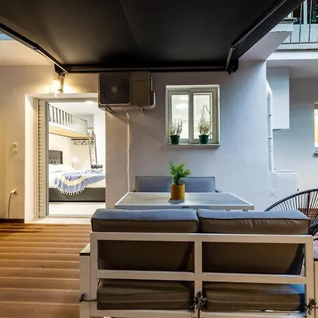 Apartment Backyard Modern House Nea Smyrni Athens