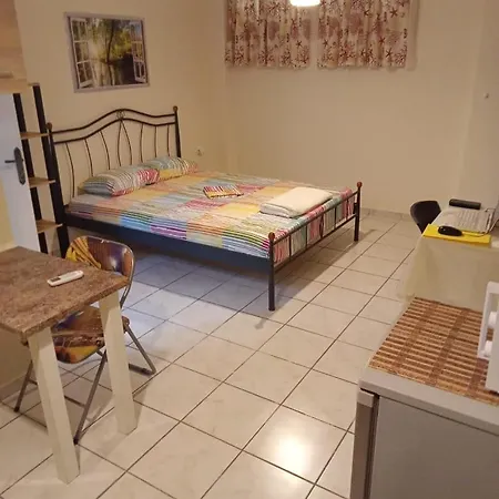 All In One Studio,living,sleeping,working,kitchen,bath Apartment Athens