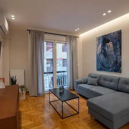 Vibrant Pagrati 2-bd Retreat With Elegant-modern Style Athens