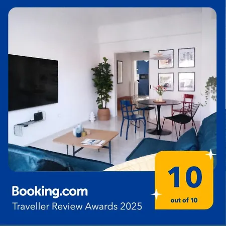 Unique 2bd Design With Airconditioning Near Acropolis Apartment *