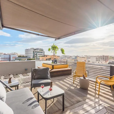 Apartment Acropolis View Luxe Penthouse With Outdoor Terrace Hottub Athens