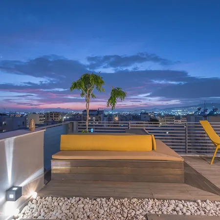 Acropolis View Luxe Penthouse With Outdoor Terrace Hottub Athens
