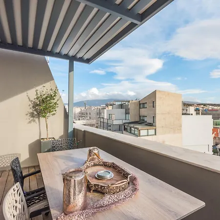 Acropolis View Luxe Penthouse With Outdoor Terrace Hottub *