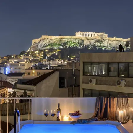 דירה Acropolis Penthouse Plunge Pool אתונה